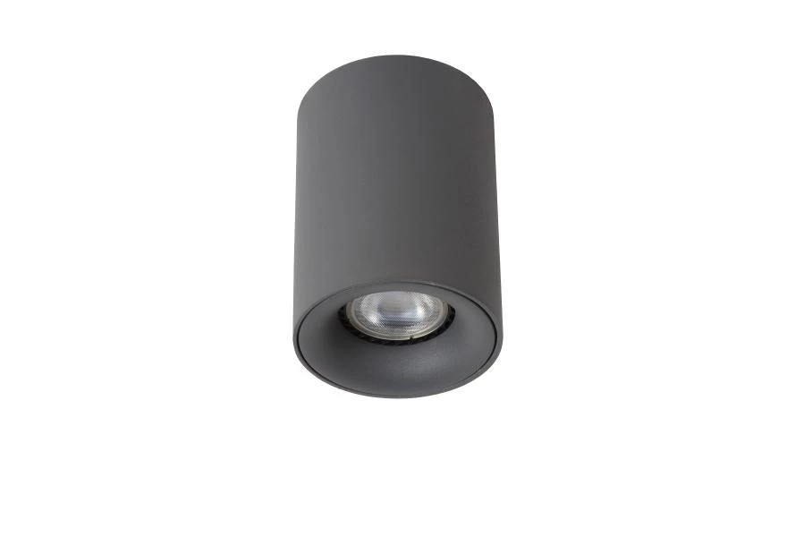 Lucide BENTOO-LED - Plafondspot - Ø 8 cm - LED Dimb. - GU10 - 1x5W 3000K - Grijs - uit